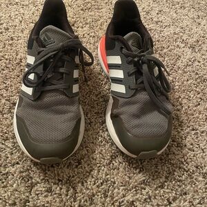 adidas Kids Sneakers - Gray and Orange RapidASport